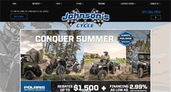 Desktop Screenshot of johnsonscycle.net